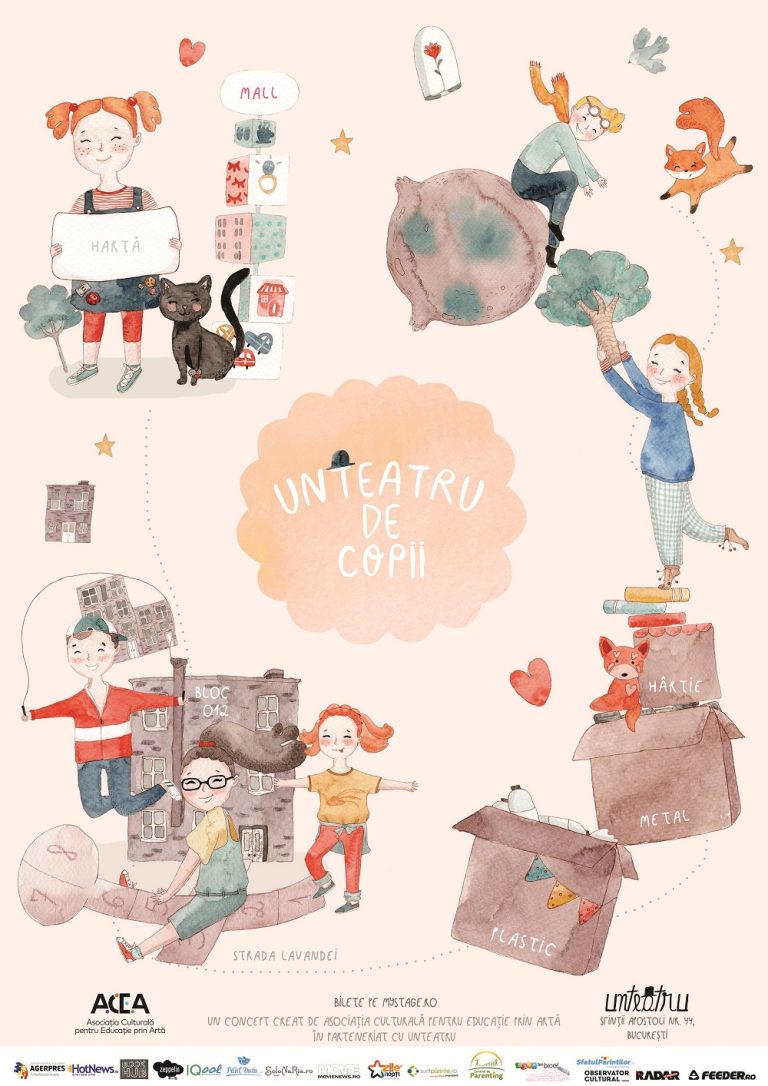 Unteatru de copii –	Spectacole dedicate publicului tânăr din București –