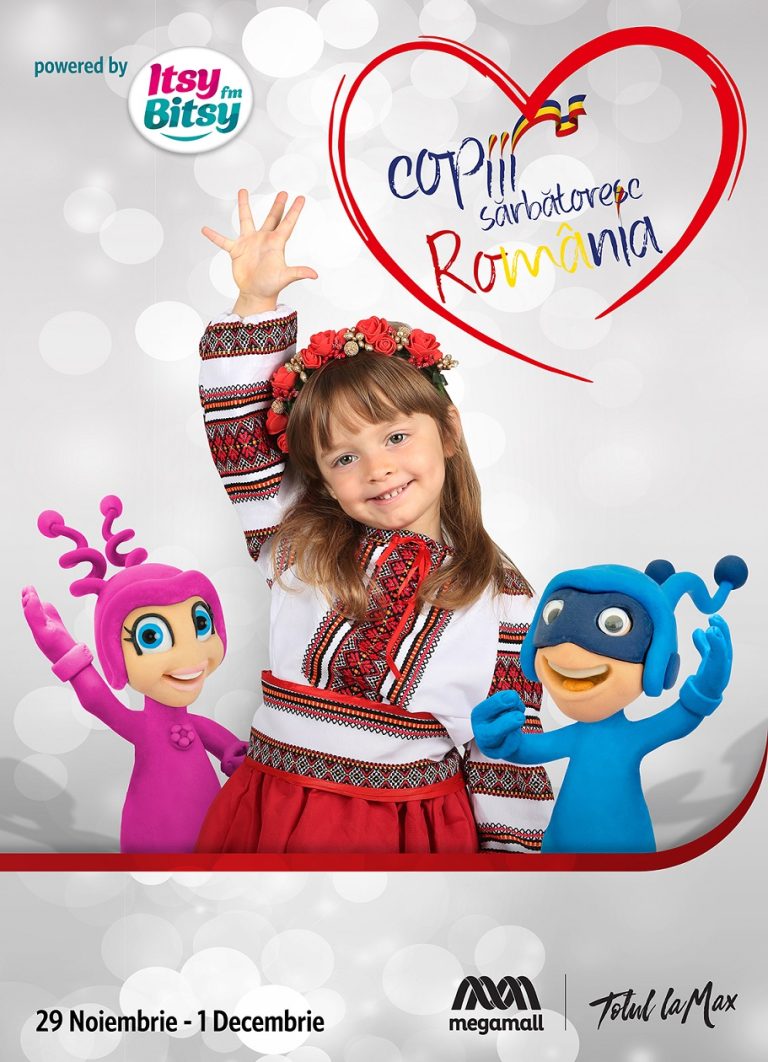 Hai sa sarbatorim impreuna Ziua Nationala,  in Mega Mall, pe 29, 30 noiembrie si 1 Decembrie 2019
