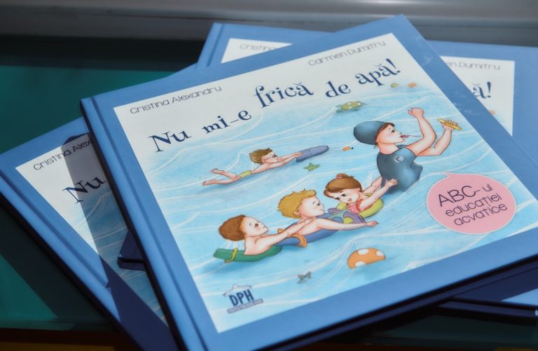 Nu mi-e frică de apă! – prima carte cu și pentru copii, dedicată educației acvatice