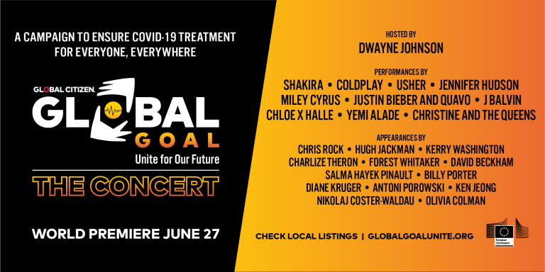 Mega-concert organizat de Comisia Europeană pentru fonduri în lupta anti-Covid: Shakira, Coldplay, Usher, Jennifer Hudson, Miley Cyrus, Justin Bieber