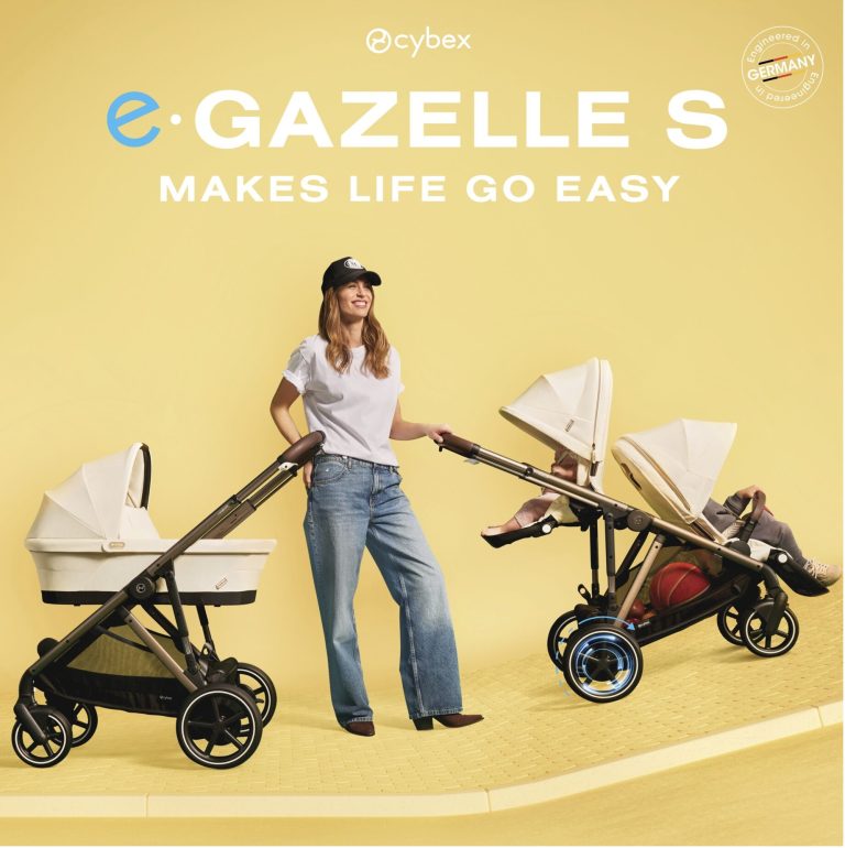 Căruciorul e-GAZELLE S de la Cybex FACE VIAȚA MAI UȘOARĂ PENTRU PĂRINȚI