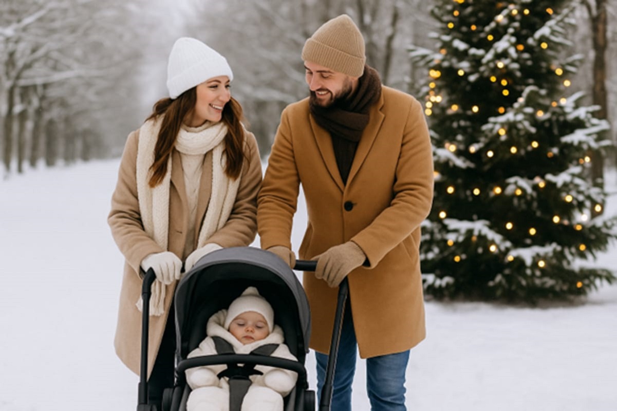 Ce trebuie să știi înainte de prima ieșire cu bebe când e frig afară